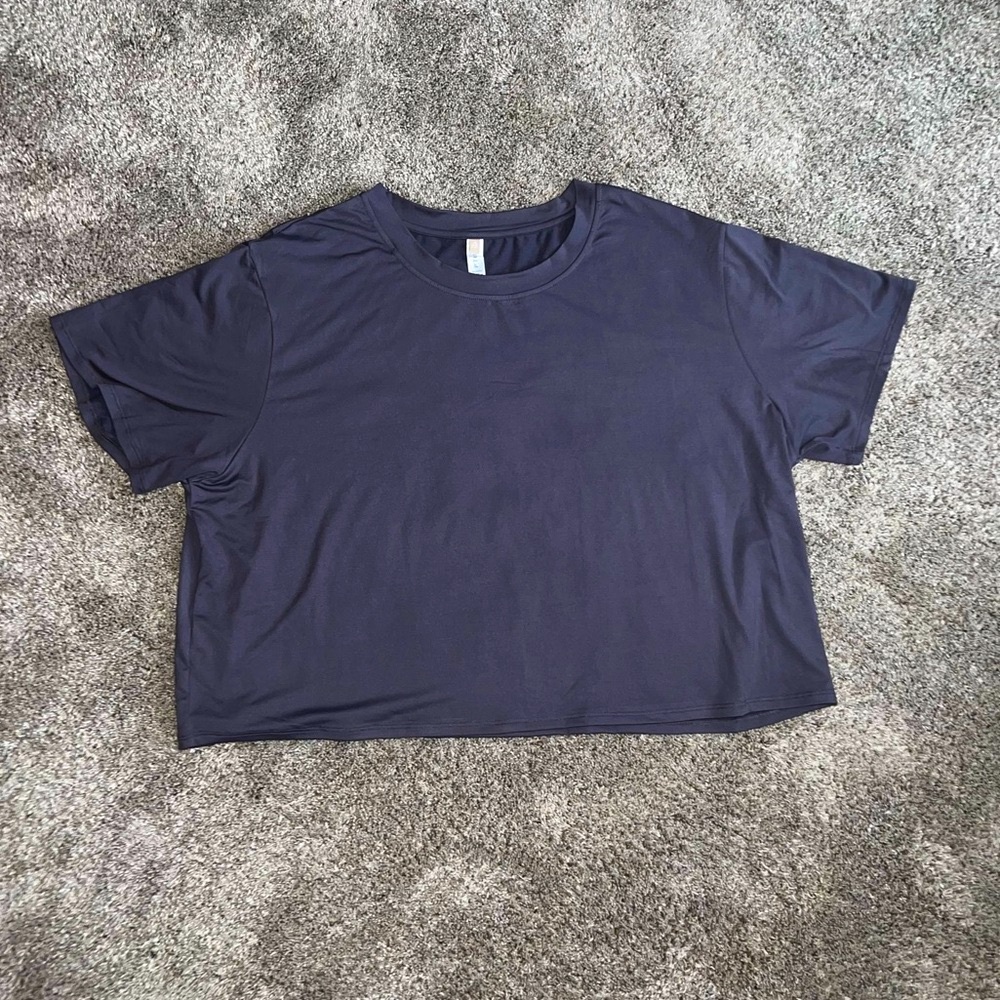 P’Tula Half Time Crop - Fossil Grey